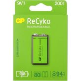 GP Recyko 9V 200 mAh Pil Tekli Blister