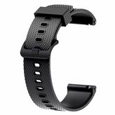 Gpack Amazfit GTS 2 Silikon Kancalı KRD 46 Siyah Kordon