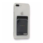 Gpack Apple iPhone 8 Plus Kartlıklı Şeffaf Silikon Lux Korumalı Kılıf
