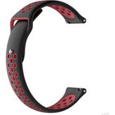Gpack Nubia Red Magic Watch Delikli Çift Renk Silikon Bordo Kordon