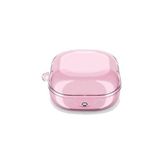 Gpack Samsung Galaxy Buds FE Transparan Kancalı Silikon SF14 Pembe Kılıf