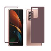 Gpack Samsung Galaxy Z Fold 2 Ön Arka Ekran Koruyucu Bronz Cam