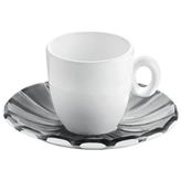 Grace 2'Li Espresso Fincanı - Gri