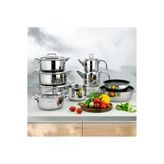 Grande Mia Çelik Çeyiz Seti 16 Parça-Inox