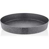 Granit Fırın Tepsisi 32 cm -Gri - 10 cm