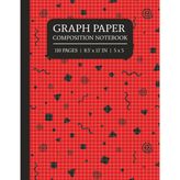 Graph Paper Composition Notebook: Grid Notebook 5x5