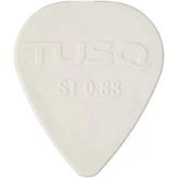 Graphtech PQP-0088-W6 Tusq Pick 0.88 mm White 6 Pack Bright Tone Pena
