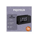 Grassi Peçetelik Siyah-Beyaz Metal Peçetelik