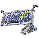 GravaStar Mercury K1 Pro+M1 Pro Interstellar Silver Gaming Klavye Mouse Set