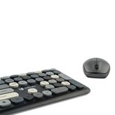 Gray Xt Retro Kablosuz Klavye Ve Mouse Seti