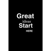 Great Ideas Start Here: A Simple Lined Notebook for Notes, Ideas, Journaling, Writing & Everyday Thoughts