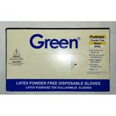Green Latex Pudrasız Eldiven M