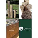 Greenosier 1mX1m hasır kamış çit