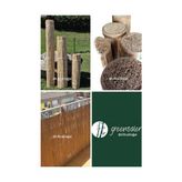 Greenosier 1MX2M Hasır Kamış Çit - 10 cm