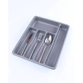 GRİ - 5 BÖLMELİ ÇEKMECE İÇİ KAŞIKLIK 36x29x5cm (5477)