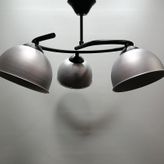 GRİ BAŞLIKLI METAL AVİZE ÜÇLÜ AVİZE MYL002896