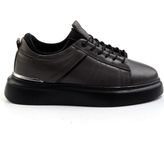 Gri Hakiki Deri Erkek Sneaker E01082010403