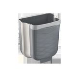 GRİ KATLANABİLİR MUTFAK ÇÖP KOVASI 6LT (5264)