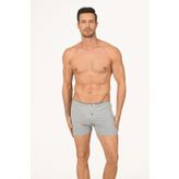 Gri Lighten Up Düğmeli Boxer
