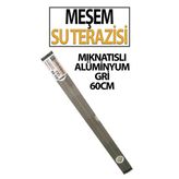 Gri Mıknatıslı Su Terazisi 60 Cm