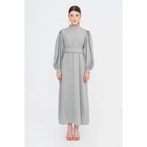 Gri Nora Elbise - 40 - 42