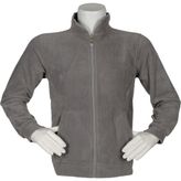 Gri Polar Hırka - 2XL