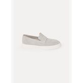 Gri Süet Loafer