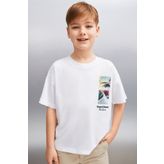 GRIMELANGE DARROW Erkek Beyaz T-Shirt