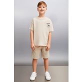 GRIMELANGE Paxton Erkek Bej T-shirt