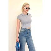 Grimelanj Polo Yaka Basic Kadın Tişört Mg2455