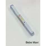 Grogren Kurdele 10 mm ( 1 cm ) / 10 Metre - Bebe Mavi