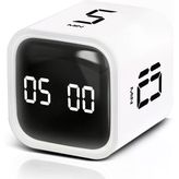 Gt-1 Pomodoro Zamanlayıcı Küp, Flip Timer, Öğrenci Kronometresi & Ders Çalışma Saati, 5/10/30/60 Dk + Özel Geri Sayım, Usb-C Şarjlı, Sessi