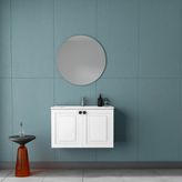 Gtm Banyo Sega Aynalı Banyo Dolabı Seti Beyaz 80 cm