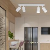 GU10 Duy Tasarruflu LED Ampul Beyaz Hareketli Başlık Tavan Spot Avize - 4
