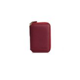 GUARD 796/C07.038 Fermuarlı Kırmızı Deri Mini Cüzdan