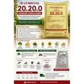 Gübretaş 20.20.0 Kompoze Taban Gübresi | %20 Azot %20 Fosfor | Meyve Ağaçları, Zeytin, Sebze ve Tarla Bitkileri Için - 5 kg