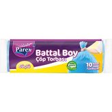 Güçlü Çöp Torbası Battal Boy 10'lu 72 x 95 cm
