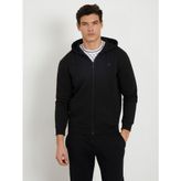 Guess Aldwin Erkek Aktif Sweatshirt Z2YQ28KAIJ1, Siyah, XL