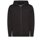 Guess Aldwin Erkek Aktif Sweatshirt Z2YQ28KAIJ1, Siyah, XXL