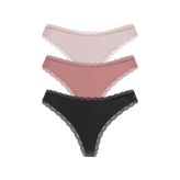 Guess Basic Microfiber Kadın Brief 3'Lü Külot Paketi O5RG21KBS50, Pembe, S