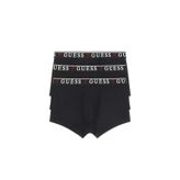 Guess Brian Erkek 3'Lü Boxer Paketi U97G01KCD31, Siyah, M