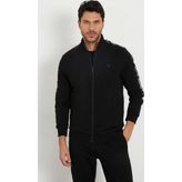 Guess Erkek Siyah Dik Yaka Zip Ceket