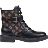 Guess Fellini Suni Deri Kadın Bot FLFFEIELE10 - Siyah