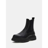 Guess Fergie Erkek Siyah Deri Bot Platform Topuklu Rahat Tabanlı Şık Tasarım FMFFERLEA10-BLACK