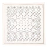 GUESS Fular 90X90 Krem Beyaz Krem