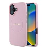 Guess iPhone 16 Kılıf Ckapak Pembe