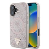 Guess iPhone 16 Kılıf Kapak Pembe