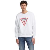 Guess Jeans Erkek Sweatshirt M4YQ21K9V31, Beyaz, M