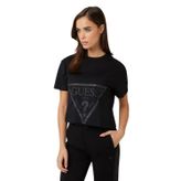 GUESS Kadın ADELE CROP TİŞÖRT Tişört (1'li paket)
