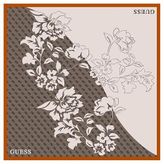 Guess Kadın İpek Fular, 90x90 cm, Gri